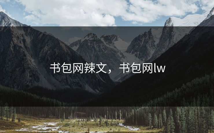 书包网辣文，书包网lw